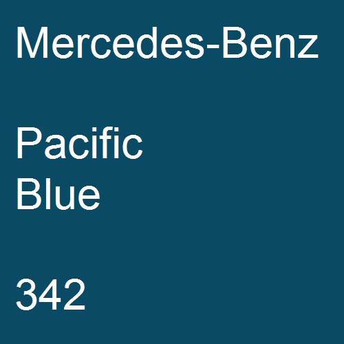 Mercedes-Benz, Pacific Blue, 342.